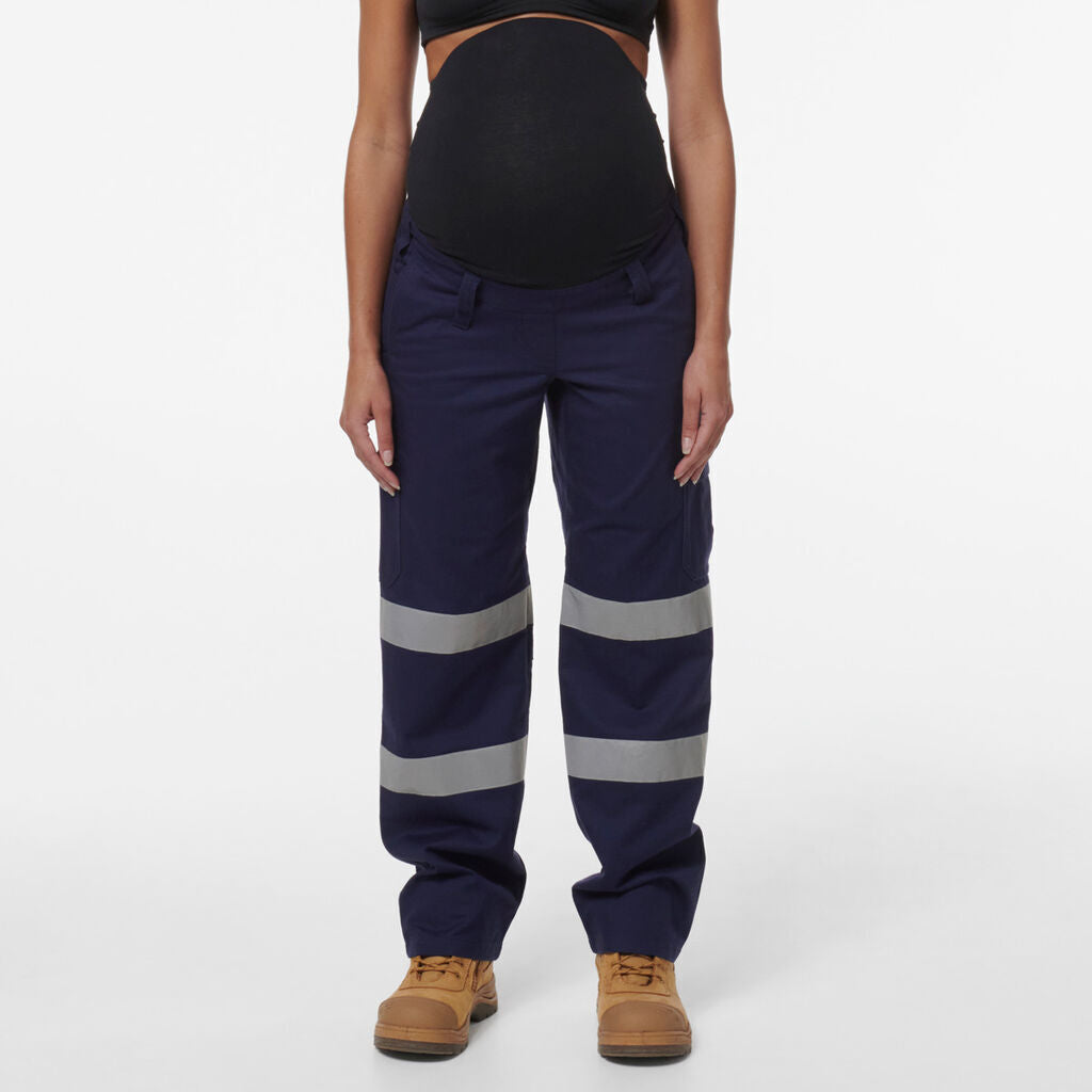 KingGee Womens Safety WorkCool Maternity Reflective Bio Motion Pant K43007- Bannav S Bannav LLC 