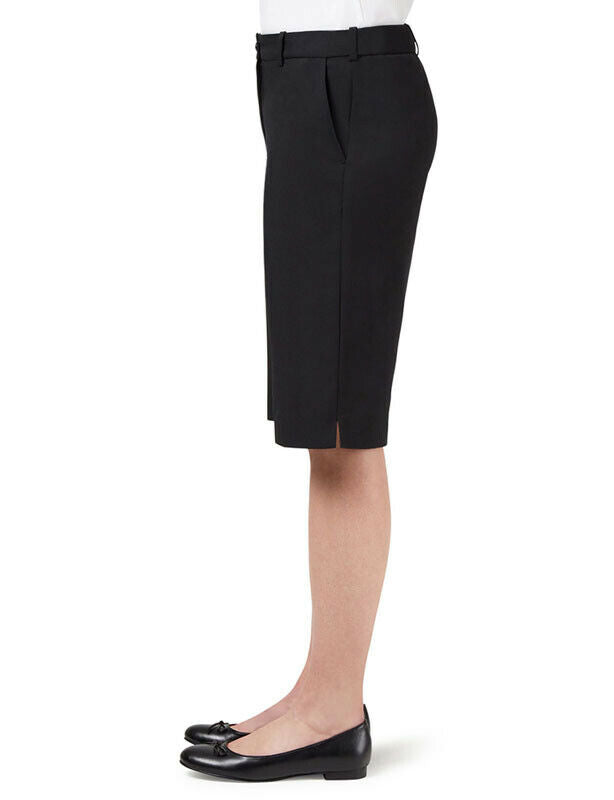 NNT Womens Helix Dry Poly Elastic Waist Shorts Waist Band Button Short CAT3NX- Bannav S Bannav LLC 