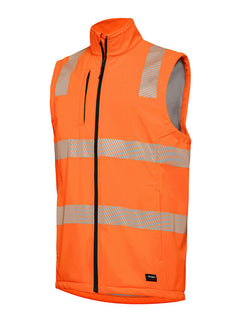 KingGee Mens Reflective Soft Shell Vest Durable Ripstop Fleece Waterproof K55025- Bannav S Bannav LLC 