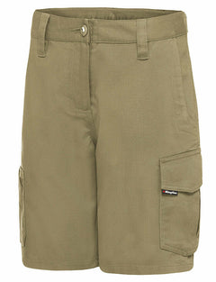 KingGee Womens WorkCool Shorts Durable Reinforced Ripstop Fabric Workwear K47000- Bannav S Bannav LLC 