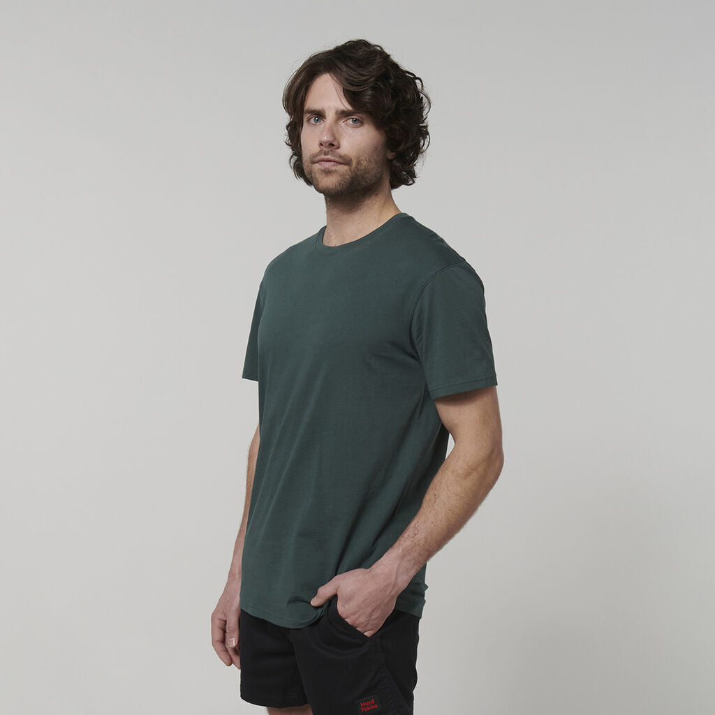 Hard Yakka Mens Cotton Breathable Crew Neck Short Sleeve Core Tee Y19251- Bannav S Bannav LLC 