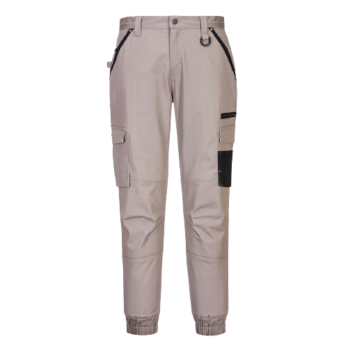 Portwest Cuffed Slim Fit Stretch Work Pants Comfortable Tapered Pant MP703- Bannav S Bannav LLC 