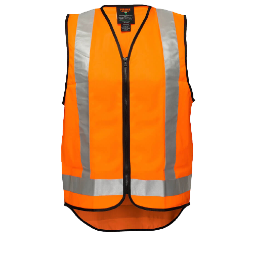 Portwest Day/Night Cross Back Vest Reflective Taped Work Safety MV188- Bannav S Bannav LLC 