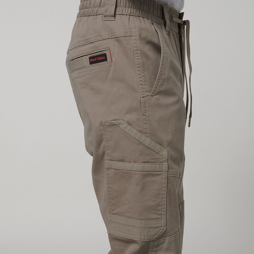 Hard Yakka Mens Toughmaxx Pants Waistband  Cotton Comfortable Work Pants Y02204- Bannav S Bannav LLC 