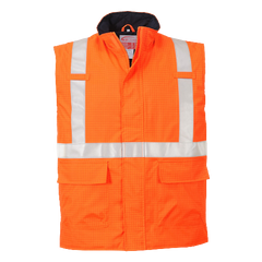 Portwest Bizflame Rain Hi-Vis Antistatic FR Bodywarmer Lightweight Safety S776- Bannav S Bannav LLC 