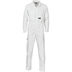 DNC Workwear Mens Cotton Drill Coverall Hi Vis Work Safety Sun Protection 3101- Bannav S Bannav LLC 