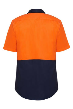 Hard Yakka Mens Core Light Weight Summer Work Drill Hi-Vis Shirt Safety Y04620- Bannav S Bannav LLC 