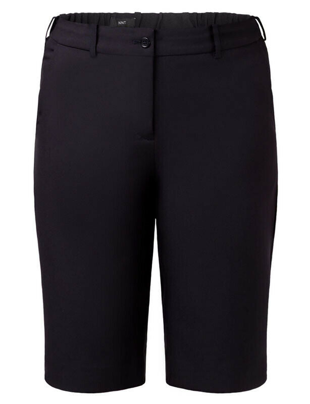 NNT Womens Helix Dry Poly Elastic Waist Shorts Waist Band Button Short CAT3NX- Bannav S Bannav LLC 