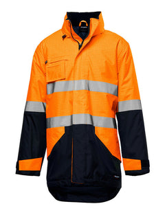 KingGee Anti Static Jacket Work Waterproof Hi-Vis Taped Hood Safety K55035- Bannav S Bannav LLC 