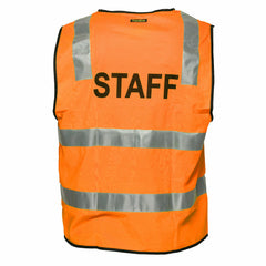 Portwest Staff Zip Vest D/N 2 Tone Hi Vis Reflective Tape Work Safety MZ107- Bannav S Bannav LLC 