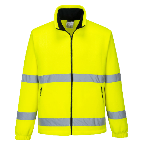 Portwest Hi-Vis Essential Polar Fleece 2 Tone Zip Reflective Work Safety F250- Bannav S Bannav LLC 