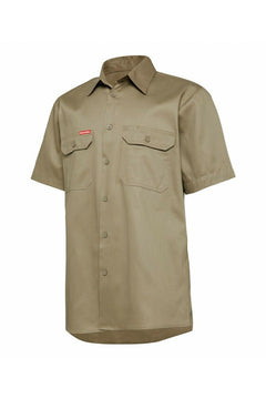 Mens Hard Yakka Core Light Weight Cool Drill Work Shirt Summer Tradie Y04625- Bannav S Bannav LLC 