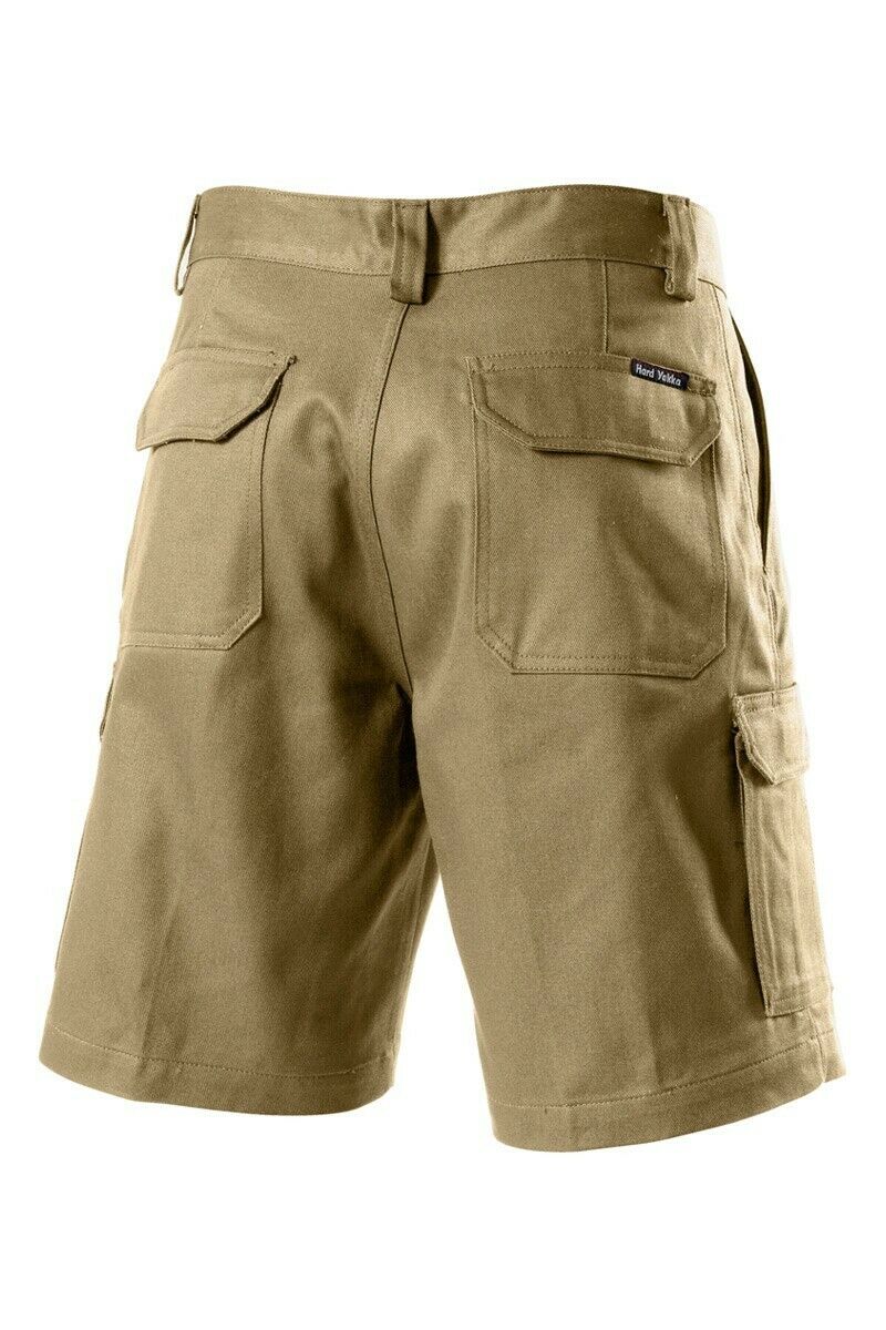 Hard Yakka Generation Gen Y Cotton Cargo Drill Shorts Work Tough Y05500- Bannav S Bannav LLC 