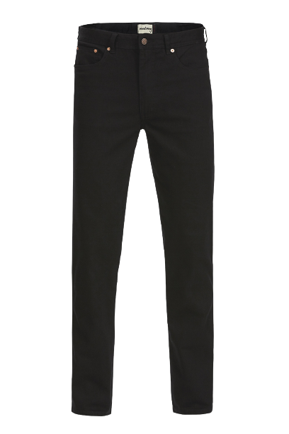 Hard Yakka Mens Mustang Stretch Jeans Denim Tough Brass Zip Classic Fit Y43246- Bannav S Bannav LLC 