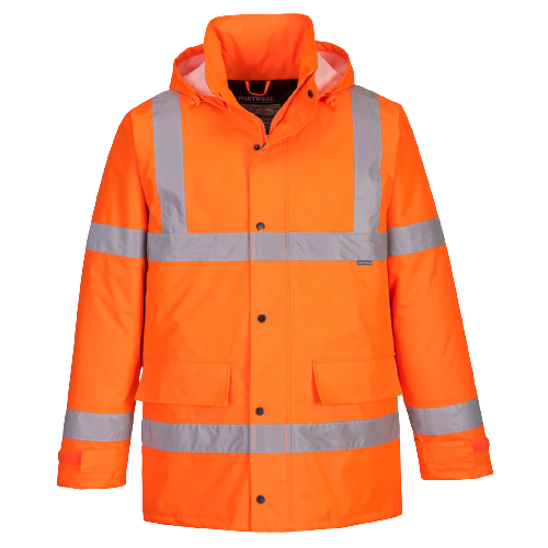 Portwest Hi-Vis Traffic Jacket 2 Tone Reflective Tape Work Safety S460- Bannav S Bannav LLC 