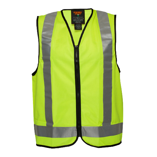 Portwest Day/Night Cross Back Vest Reflective Taped Work Safety MV188- Bannav S Bannav LLC 