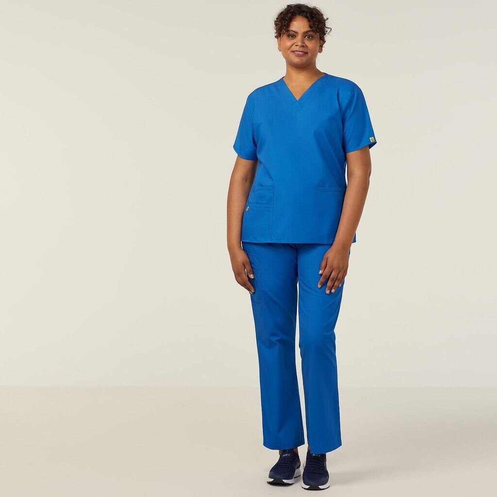 NNT Womens 2 Pack Wonderwink Origins V Neckline Comfy Scrub Top Bravo CATU66- Bannav S Bannav LLC 