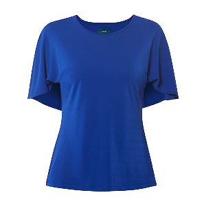 NNT Womens Matt Jersey Cape T-Top Classic Fit Scoop Neck Blouse CATU2H- Bannav S Bannav LLC 