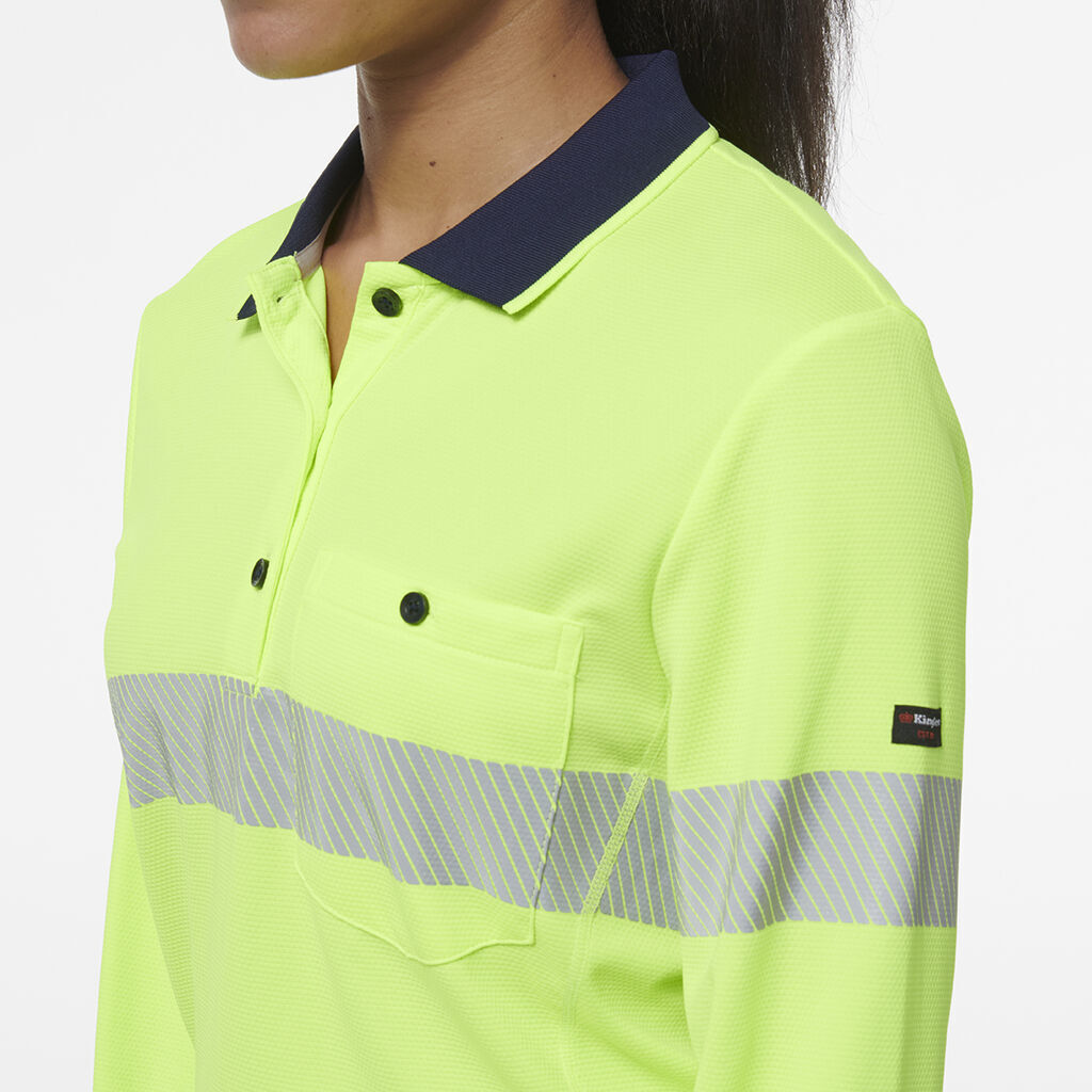 KingGee Womens Workcool Hyperfreeze Spliced With Segmented Tape K44223- Bannav S Bannav LLC 