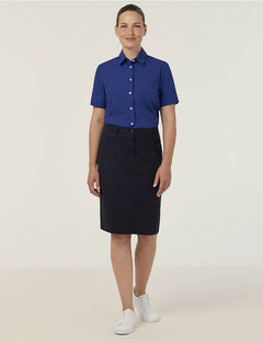 NNT Stretch Cotton Chino Skirt Formal Business Skirt Slim Fit Workwear CAT2RL- Bannav S Bannav LLC 