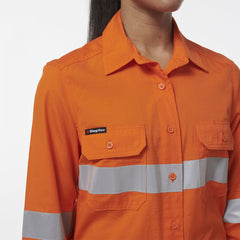 KingGee Womens Workcool Vented Reflective Shirt K44231- Bannav S Bannav LLC 