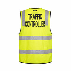 Portwest Traffic Controller Zip Vest D/N Reflective Tape Work Safety MZ105- Bannav S Bannav LLC 