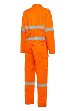 Hard Yakka Safety SheildTec Fire Resistant Coverall Overall Taped Hi-Vis Y00080- Bannav S Bannav LLC 