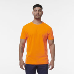 KINGGEE Mens HI Vis Crew Workwear Regular Fit Reflective Sleeve T Shirt K54034- Bannav S Bannav LLC 