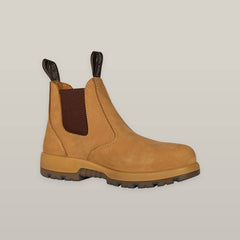 Hard Yakka Mens Outback Leather Pull on Steel Toe PR Safety Boot Y60174- Bannav S Bannav LLC 