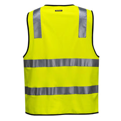 Portwest Mens Day or Night Safety Vest Taped Lightweight Reflective Safety MZ102- Bannav S Bannav LLC 