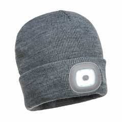 Portwest Mens Beanie Hat LED Head Light USB Rechargeable Warm Work Comfort B029- Bannav S Bannav LLC 