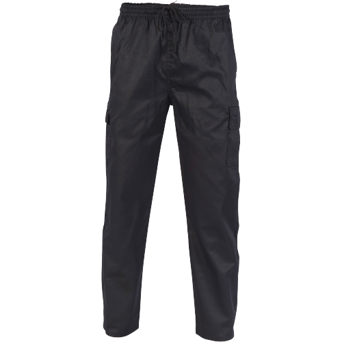 DNC Workwear Mens Drawstring Poly Cotton Cargo Pants Work Tough Casual 1506- Bannav S Bannav LLC 