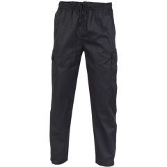 DNC Workwear Mens Drawstring Poly Cotton Cargo Pants Work Tough Casual 1506- Bannav S Bannav LLC 