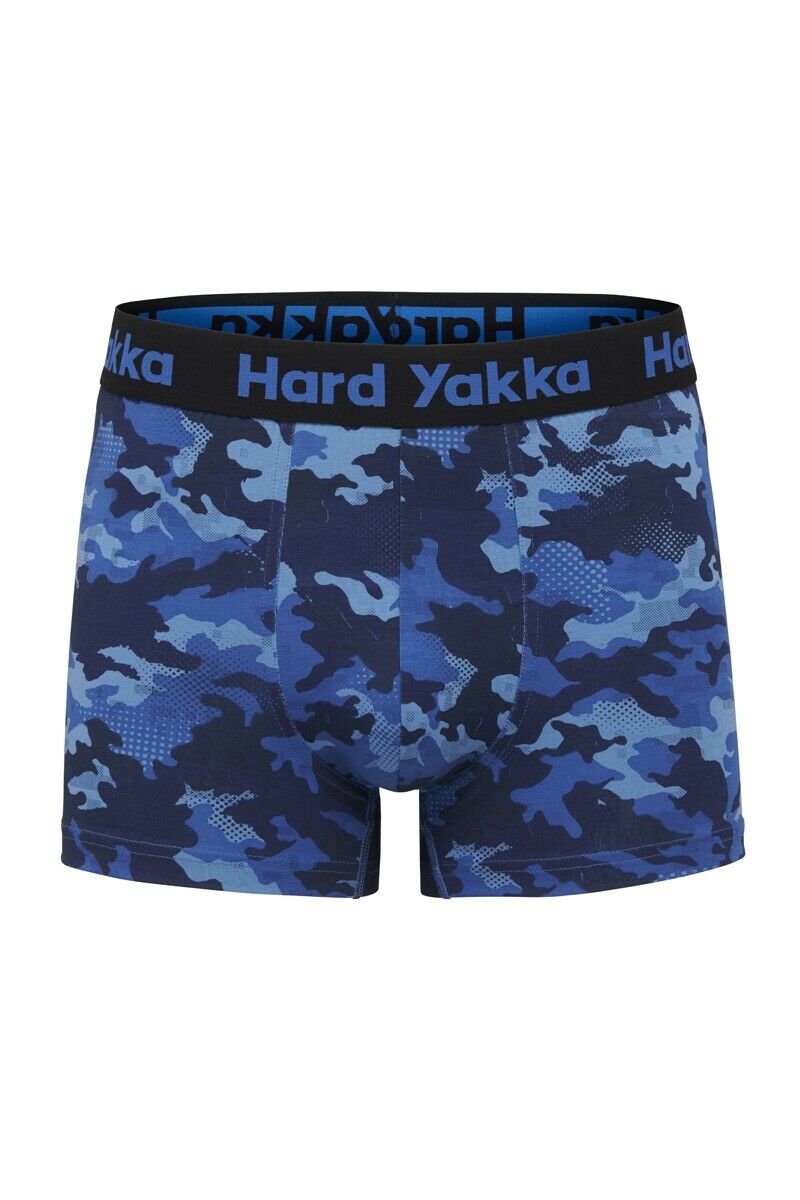 Hard Yakka Mens Cotton Trunk 5 Pack Elastic Waistband Trunks Underwear Y26578- Bannav S Bannav LLC 