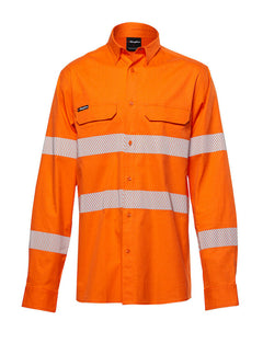 KingGee Mens Workcool Pro Bio Motion Shirt Long Comfy Sleeve Work Safety K54031- Bannav S Bannav LLC 