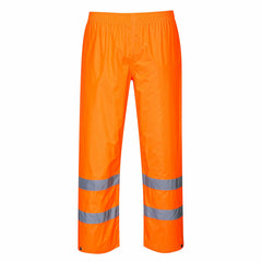 Portwest Mens Hi-Vis Rain Trousers Lightweight Waterproof Work Safety Pants H441- Bannav S Bannav LLC 