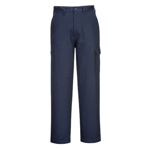 Portwest Cargo Pants Pre Shrunk Cotton Button Belt Adjustable Pant MP700- Bannav S Bannav LLC 