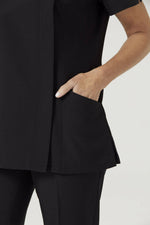 NNT Womens Nurse Helix Dry Poly Asymmetric Front Tunic Work Comfy Top CATUFL- Bannav S Bannav LLC 