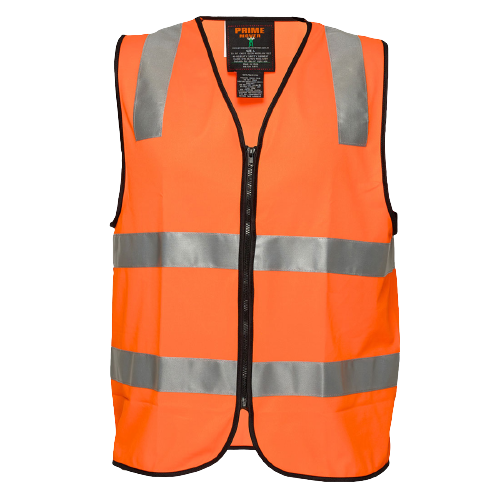 Portwest Fire Warden Zip Vest D/N 2 Tone Reflective Tape Work Safety MZ104- Bannav S Bannav LLC 