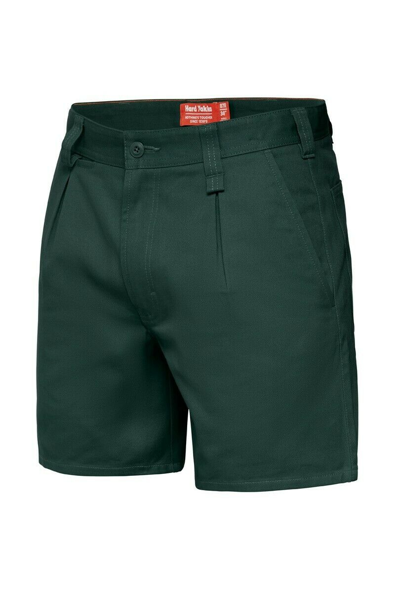 Hard Yakka Drill Short Belt Loop Shorts Cotton Work Tough Trade Y05350- Bannav S Bannav LLC 