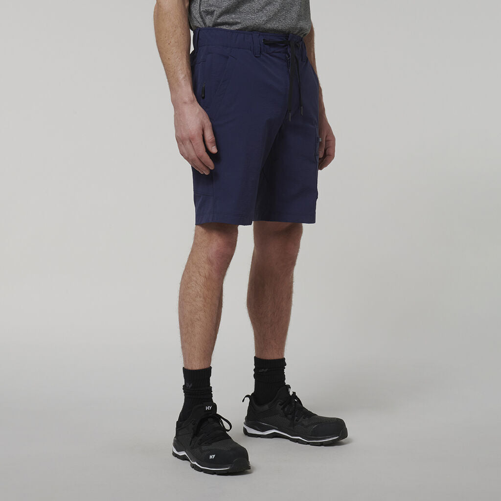 Hard Yakka Mens X Stretch Durable Workwear Lightweight Pockets Mid Short Y05167- Bannav S Bannav LLC 