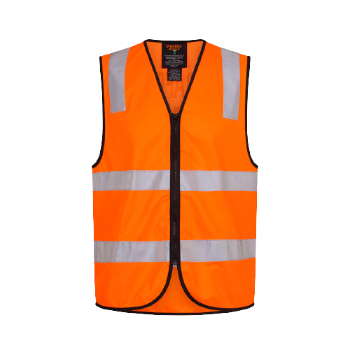 Portwest Traffic Controller Zip Vest D/N Reflective Tape Work Safety MZ105- Bannav S Bannav LLC 