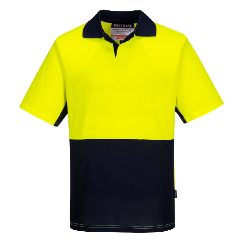 Portwest Short Sleeve Food Industry Cotton Comfort Polo Work Safety MF210- Bannav S Bannav LLC 