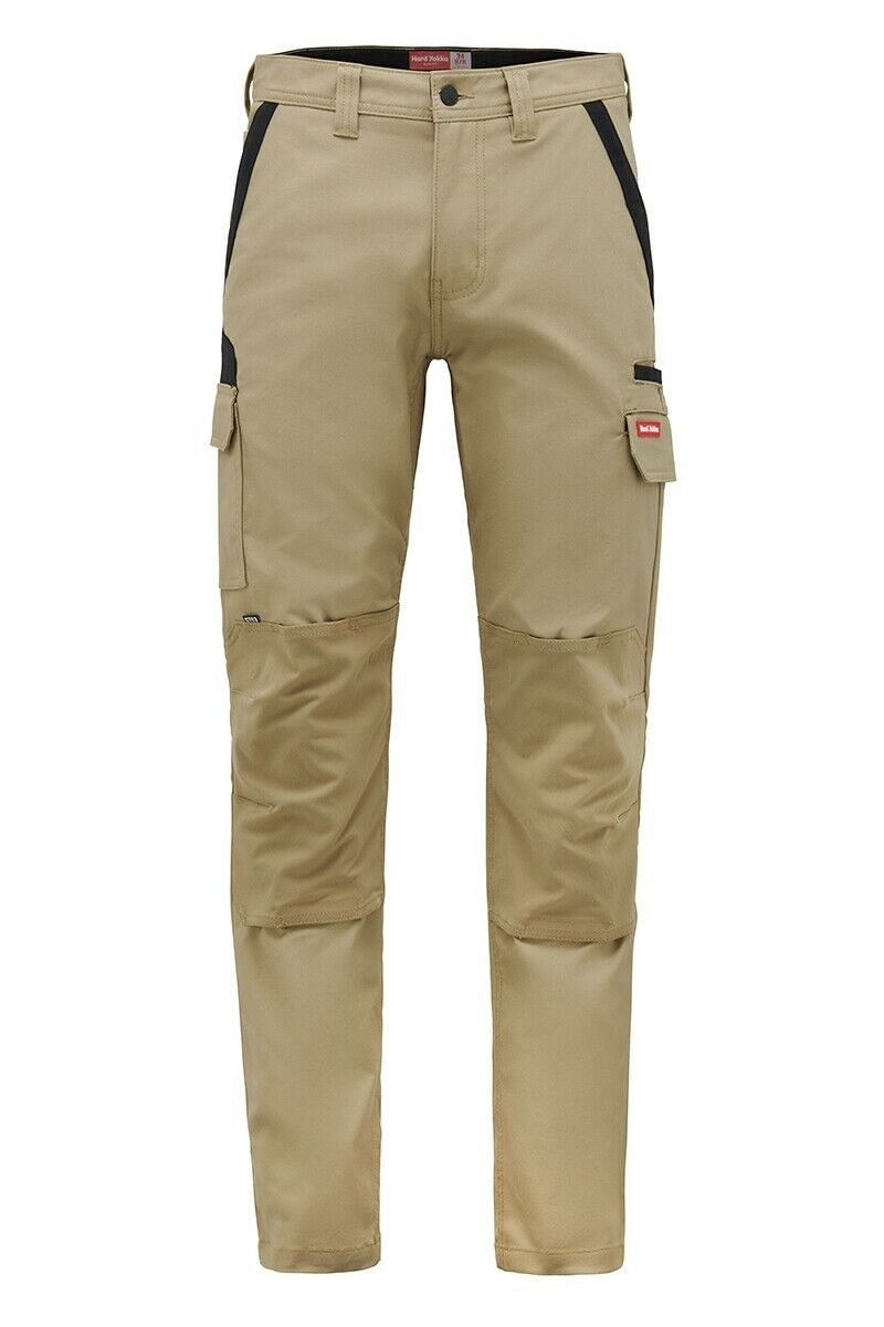 Hard Yakka Mens Legends Stretch Slim Pants Tough Reinforced Work Tradie Y02740- Bannav S Bannav LLC 