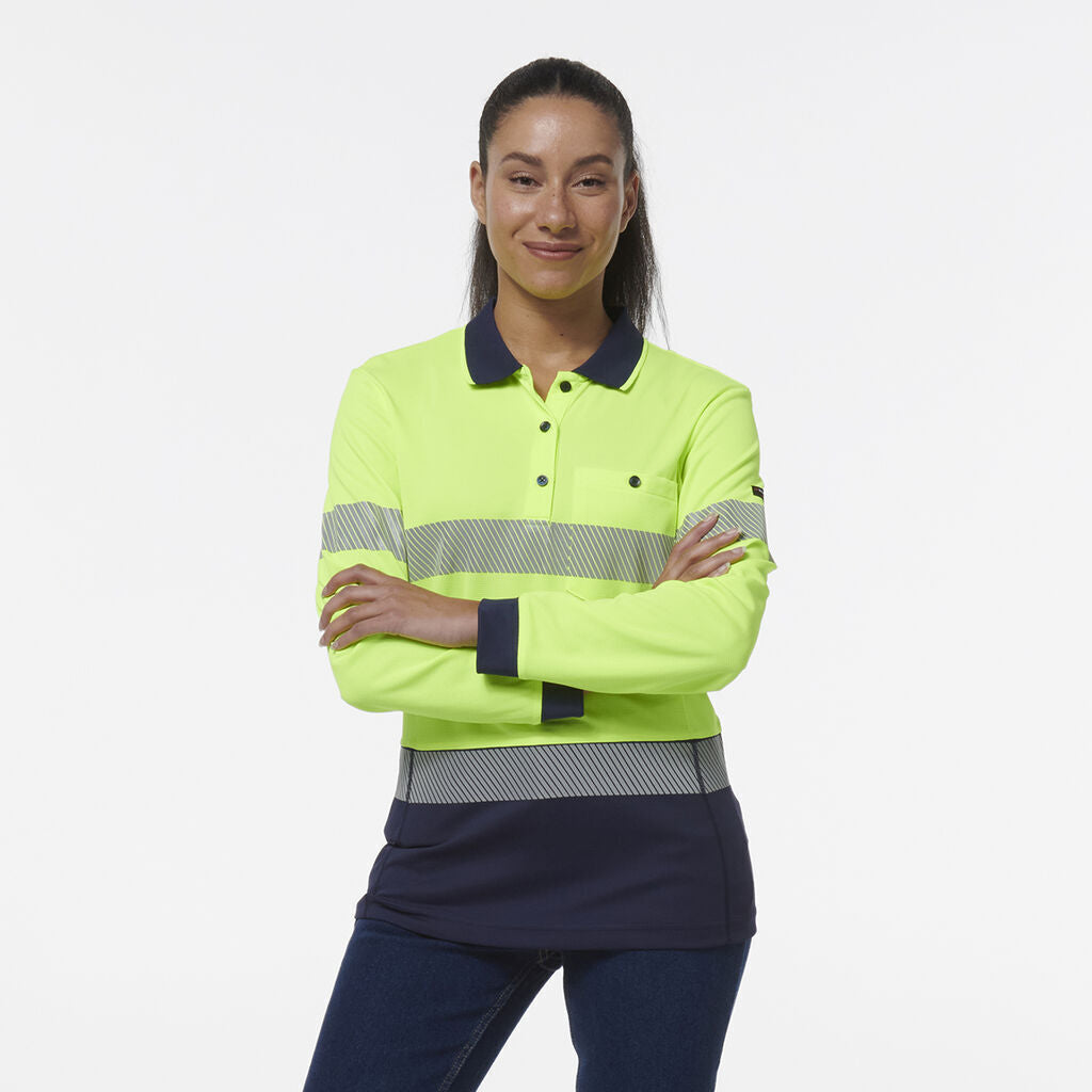 KingGee Womens Workcool Hyperfreeze Spliced With Segmented Tape K44223- Bannav S Bannav LLC 
