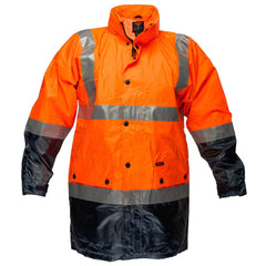 Portwest Mens Eyre Jacket Hi-Vis Day Or Night Lightweight Waterproof Work MJ306- Bannav S Bannav LLC 