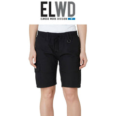 Womens Elwood Elastic Utility Shorts Cargo Phone Pocket Work Tough Comfy EWD602- Bannav S Bannav LLC 