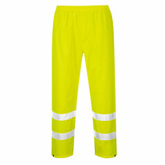 Portwest Mens Hi-Vis Rain Trousers Lightweight Waterproof Work Safety Pants H441- Bannav S Bannav LLC 