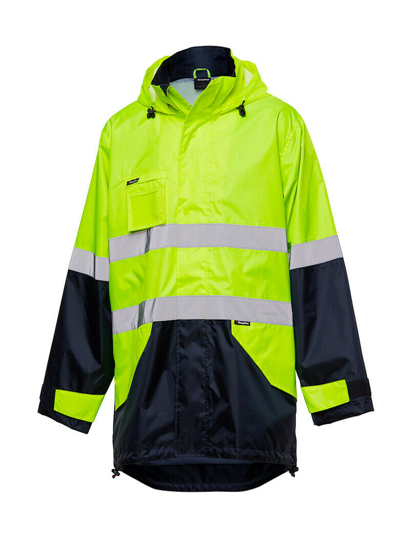 KingGee Lightweight Spray Jacket Waterproof All Season Safety Hi-Vis K55200- Bannav S Bannav LLC 