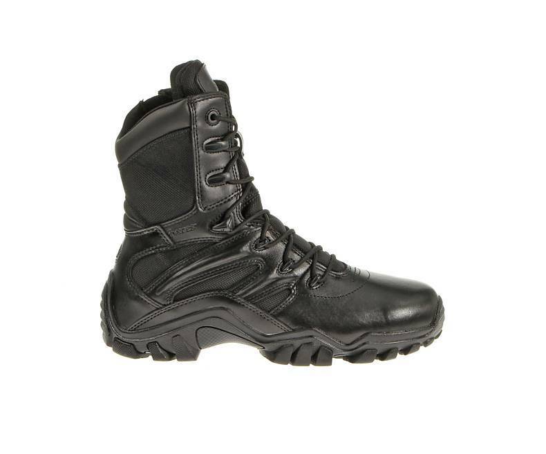 Mens Bates Tactical Delta Zip Lace 8" Boots Army Defence Leather Tough E72010- Bannav S Bannav LLC 